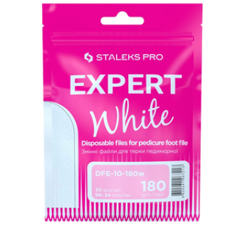 Набор сменных файлов Сталекс для терки педикюрной EXPERT 10 180 грит (30 шт) DFE-10-180