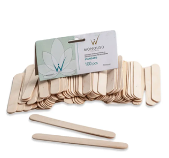 Шпатель дерев'яний Monouso STANDART ItalWax (100 шт)