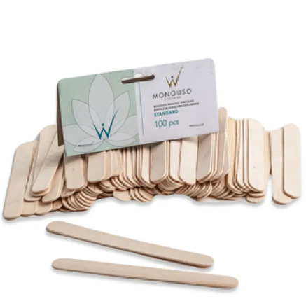 Шпатель деревяний Monouso STANDART ItalWax (100 шт)