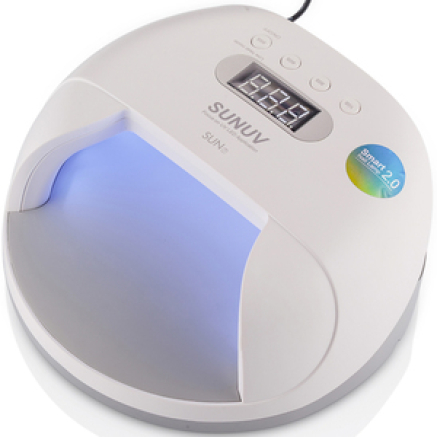 Лампа SUNUV SUN 7 48W WHITE для манікюру з кварцевими діодами (Оригінал)
