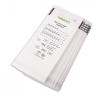 Крафт пакети 100х200 мм для стерилізації інструментів Медтест, білі (50 шт)
