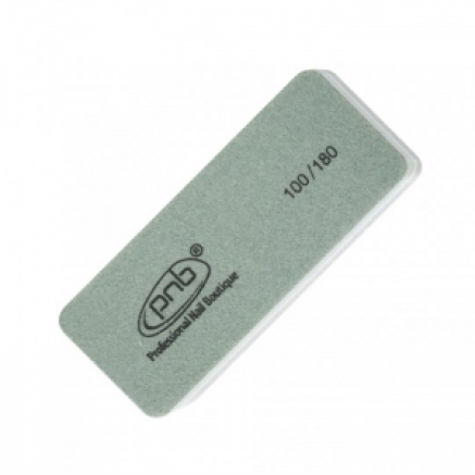 Міні-баф для нігтів PNB 100/180 Grey, прямокутний