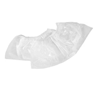 Бахилы полиэтиленовые одноразовые SANGIG 6 г/пара 15*40 см, белые (100 шт)