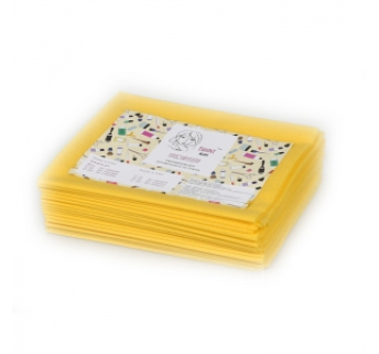 Простирадло одноразове Panni Mlada жовте в пачці 0,6х2 м (20 шт)