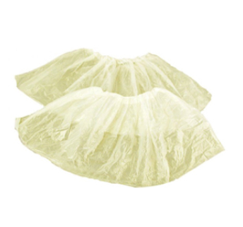 Бахилы полиэтиленовые одноразовые SANGIG 3,5 г/пара 14,5*40 см, желтые (100 шт)