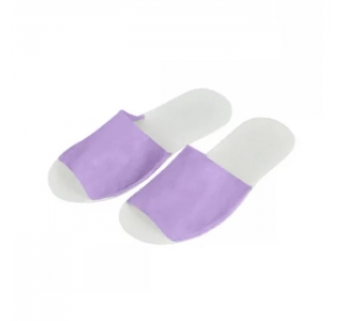 Тапочки одноразові Panni Mlada для готелів, саун та салонів краси лілові, р.36-40 (1 шт)