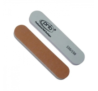 Міні пилка-баф для нігтів PNB 150/150 Golden Brown/Grey