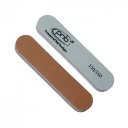 Міні пилка-баф для нігтів PNB 150/150 Golden Brown/Grey