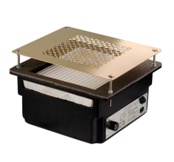 Вытяжка для маникюра встраиваемая Teri 800 черная (сетка золото), 100 Вт