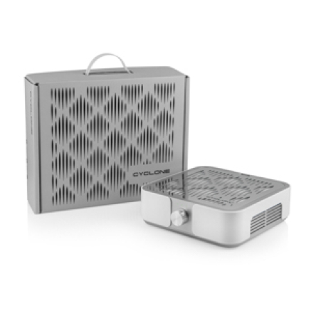 Витяжка CYCLONE X SILVER з НЕРА-фільтром 60W для манікюру та педикюру