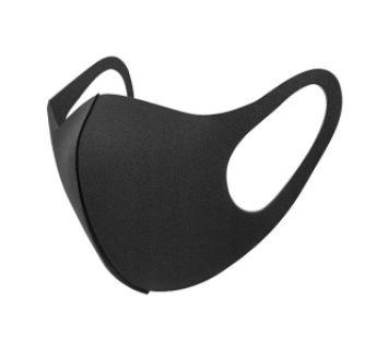 Багаторазові захисні маски PITTA MASK SponDuct BLACK Original 3 шт