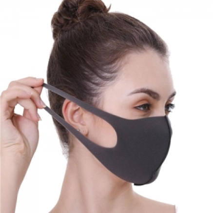 Багаторазові захисні маски PITTA MASK SponDuct BLACK Original 3 шт