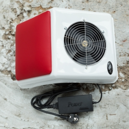 Витяжка для манікюру Air max N4 Pro червона, 65 Вт