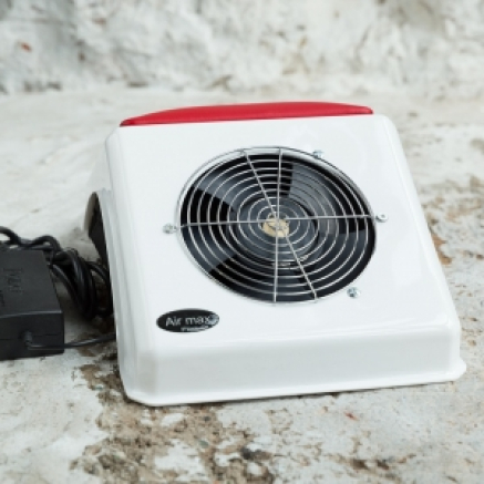 Витяжка для манікюру Air max N4 Pro червона, 65 Вт