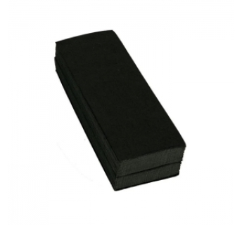 Смужки для депіляції у пачці Panni Mlada 7х22см чорні (100 шт)