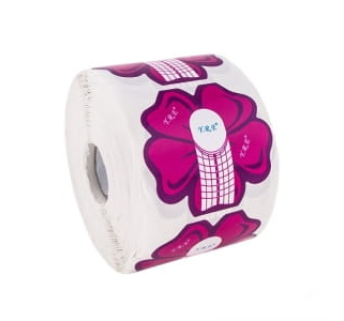 Форми YRE червона квітка для нарощування нігтів, 300 шт.