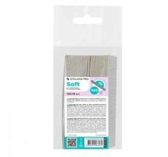DF-20-100 Сменные файлы для пилки прямой на мягкой основе Staleks Pro Smart 20 100 грит (30 шт)