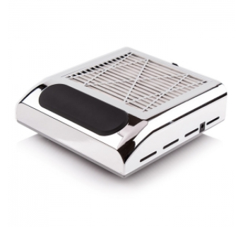 Вытяжка для маникюра Simei 858-8 с НЕРА-фильтром 80W (серебряная)