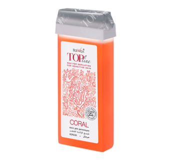 Воск для депиляции в кассетах TOPline Коралл ItalWax 100 мл