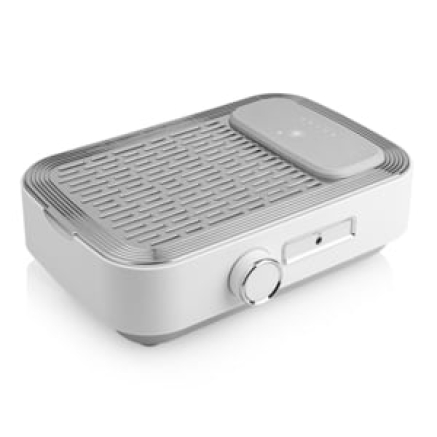 Витяжка Bucos Cyclone V3-B WHITE з НЕРА-фільтром та акумулятором 100W для манікюру