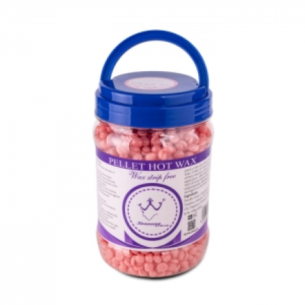 Віск для депіляції у гранулах Konsung Beauty Pink, у банку 500 г