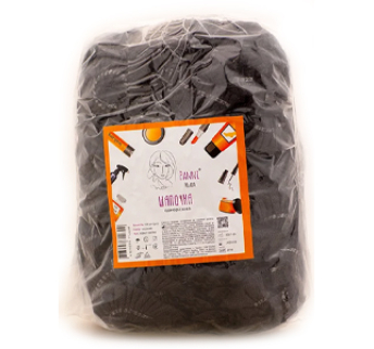 Шапочки медичні на подвійній резинці Panni Mlada із спанбонду, чорні (100 шт)