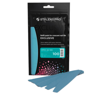DFEX-42-100 Сменные файлы для пилы полумесяц EXCLUSIVE 42 100 грит (50 шт.)