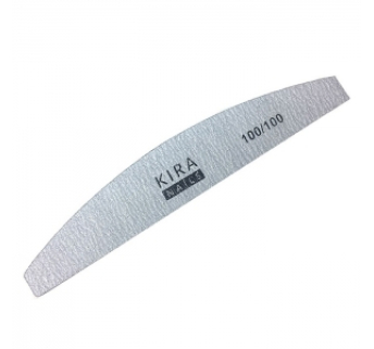 Пилка Kira Nails полукруг 100/100