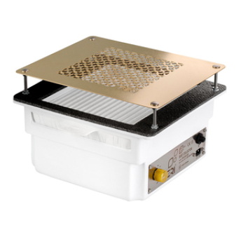 Вытяжка для встраиваемого маникюра Teri 800 белая (сетка золото), 100 Вт