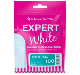 Набор сменных файлов Сталекс для терки педикюрной EXPERT 10 100 грит (30 шт) DFE-10-100