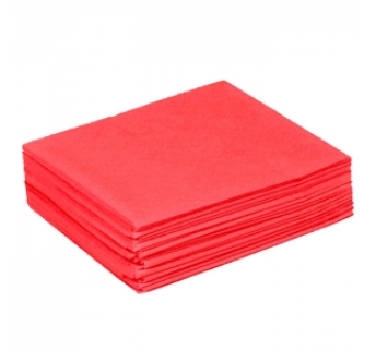Простынь одноразовая Panni Mlada красная в пачке 0,8х2 м (20 шт)