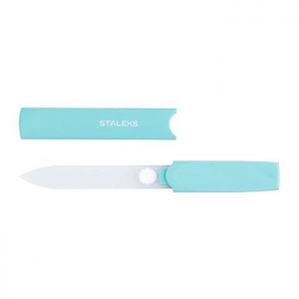 FBC-13-128 Пилка Скляна в Пластиковому Футлярі Beauty & Care Staleks 13 128мм (ментол)
