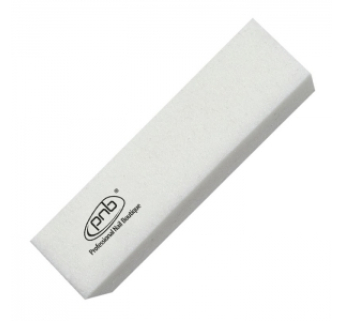 Баф-брусок для нігтів PNB 180/180 White, прямокутний