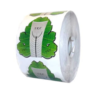 Формы для наращивания ногтей YRE (зеленые) 300 шт.