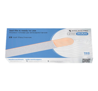 DWCE-22-150/25w Сменные файлы белые Сталекс papmAm на деревянной основе EXPERT 22 150 грит (25 шт)