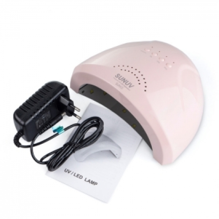 Лампа SUNUV SUN1 48W Pink для манікюру з кварцевими діодами (Оригінал)