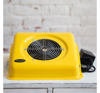 Витяжка для манікюру Air Max N2 Pro жовта, 65 Вт