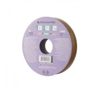 Запасной блок файл-ленты для катушки Bobbi Nail 240 грит Сталекс (8 м) ATS-240