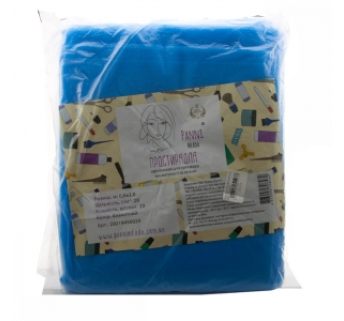 Простирадло одноразове Panni Mlada блакитне в пачці 0,6х2 м (20 шт)