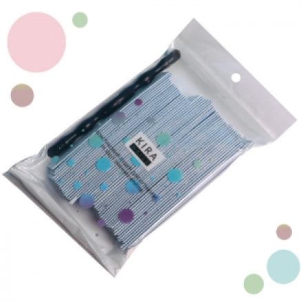 Пластиковий пушер Kira Nails та 50 змінних абразивів, 120 грит