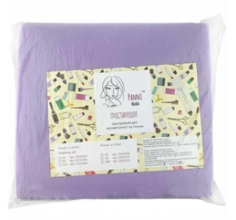 Простирадло одноразове Panni Mlada лілове в пачці 0,8х2 м (20 шт)