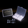 F.O.X French Silicone molds Силіконові молди для викладного френчу (240 шт)