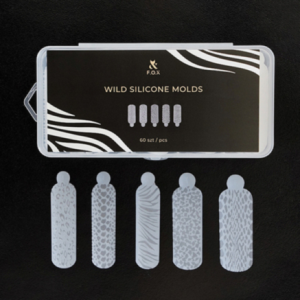 Багаторазові силіконові форми для дизайну F.O.X Wild Silicone molds (60 шт.)