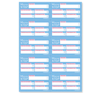 Наклейки на контейнер MICROSTOP для DEZ PROFESSIONAL (А5) 1лист