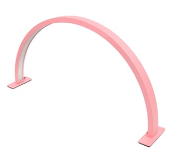 Настільна безтіньова led arc lamp pink