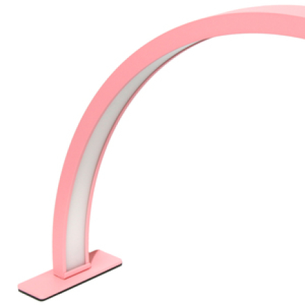 Настільна безтіньова led arc lamp pink