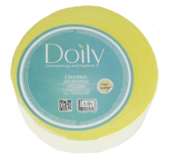 Смужки для депіляції в рулоні Doily 0,07 х50м жовті (1 рул)