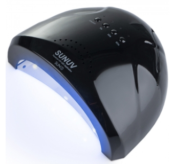 Лампа SUNUV SUN1 48W Black для манікюру з кварцевими діодами (Оригінал)