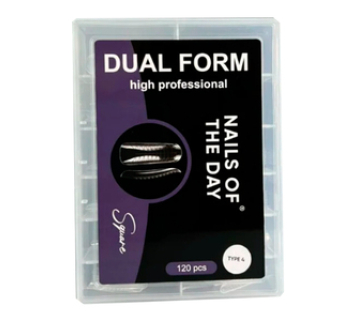 Верхні форми Nails of the day Dual Form Square (Type 4), 120 шт