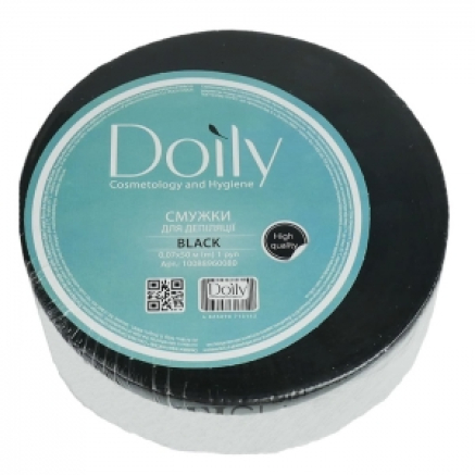Смужки для депіляції в рулоні Doily 0,07 х50м чорні (1 рул)
